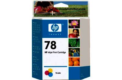 HP 78 Tri-colour Original Ink Cartridge (C6578D). HP 78 Tri-colour Original Ink Cartridge (C6578D).